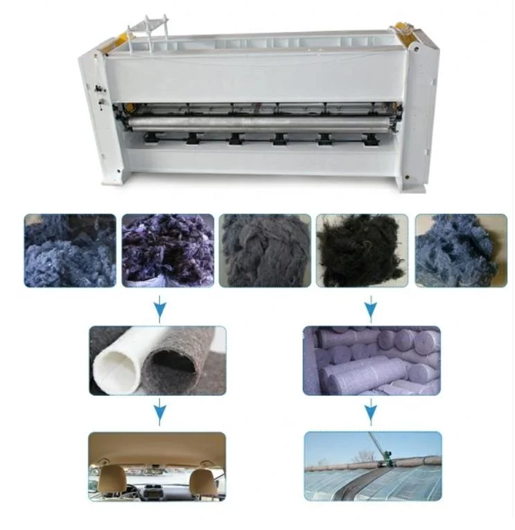 Geotextile Carpet Blanket Mattress Needle Punching Grinding Production Line