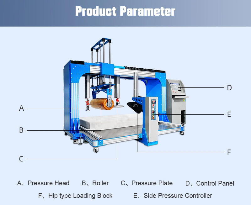 Mattress Comprehensive Rolling Durability Tester of Furniture Testing Machine