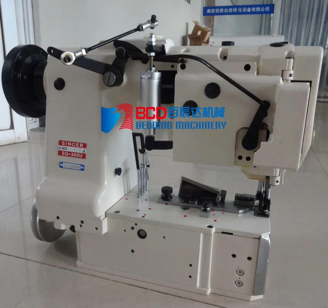 New Fully Automatic Mattress 300u & Gc6-7 Singer Sewing Head Mattress Tape Edge Sewing Machine (BWB-6) with CE/SGS