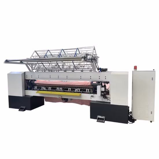 침구 옷을 위한 고속 전산화된 다중 Neele 잠금 스티치 셔틀 퀼팅 기계