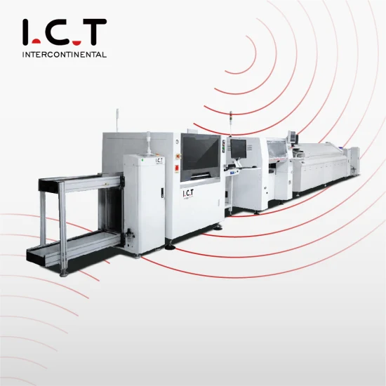 IC T SMT 기계 라인은 DVR PCB 보드 제조 가능 유연한 LED 생산 메모리 제조 심천 조립 원자재 생산 라인