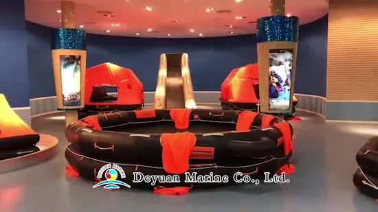 단일 슈트 수직형 Lsa 해양 대피 시스템