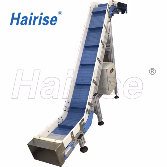 ISO를 갖춘 Hairise 식품 등급 모듈형 벨트 컨베이어 시스템